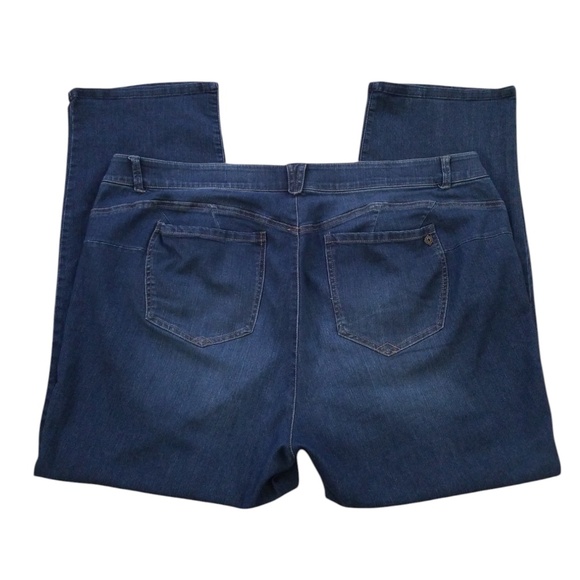 Democracy Women’s Ab Solution‎ Stretch Tapered Leg Jeans Size 24W - Picture 5 of 8